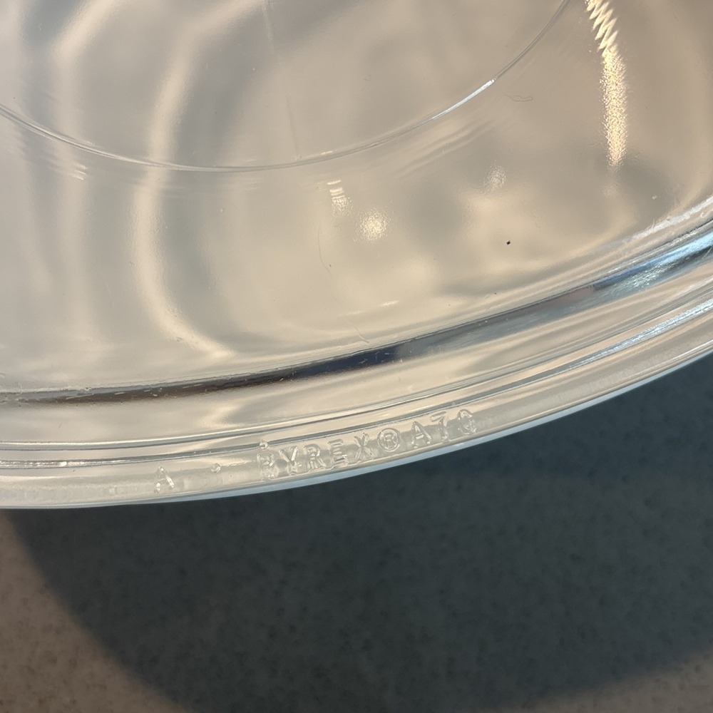 Vintage Corning Ware Blue Cornflower P-1-B 1 qt with Glass Pyrex Lid - Picture 3 of 7